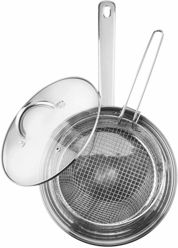 Stainless steel chip pan fryer - chip,