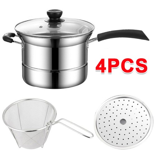 Non stick chip pan deep - pan, fat