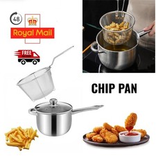 38cm Stainless Steel Chip Pan