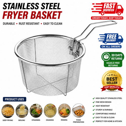 Wire chip pan - pan, basket