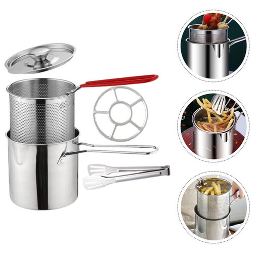 Stainless steel chip pan - stainless,
