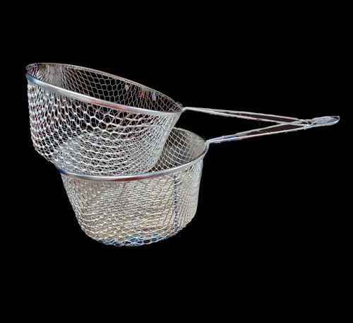 Chip pan frying - chip, basket