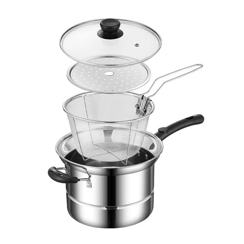 New 22cm 4pc stainless - new, 2