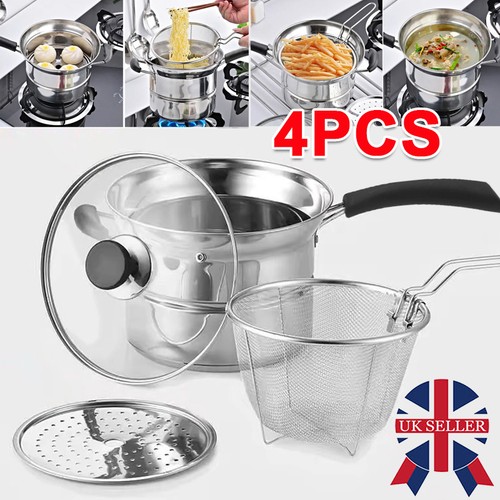 Non stick chip pan - pan, fat