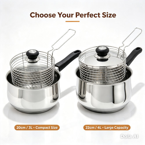 3pc stainless steel deep - steel,