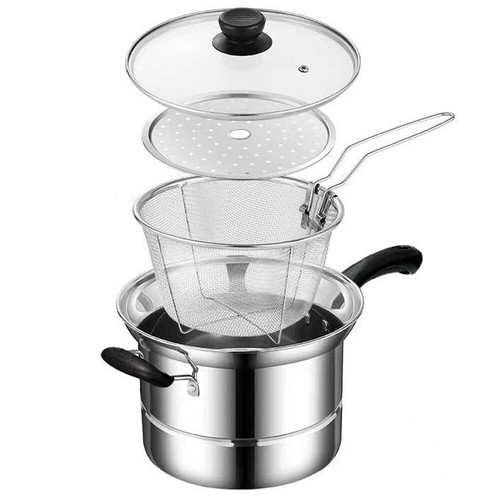 4pcs chip pan fryer - fryer, wire