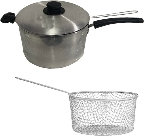 Large 24cm aluminum chip pan - chip,