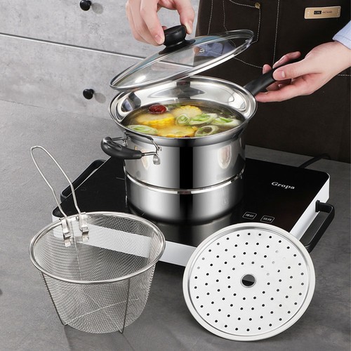4pcs chip pan fryer with - with, wire