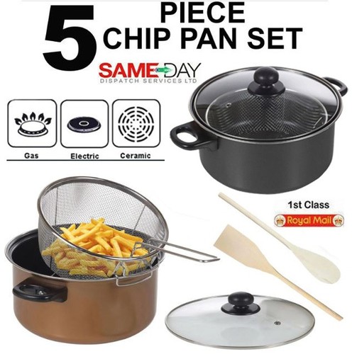 Non stick chip pan - chip, fat
