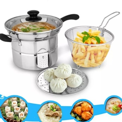 4pc non stick chip pan - non, deep